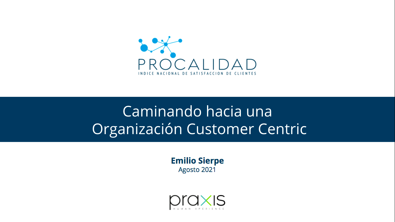 Caminando hacia una Organización Customer Centric